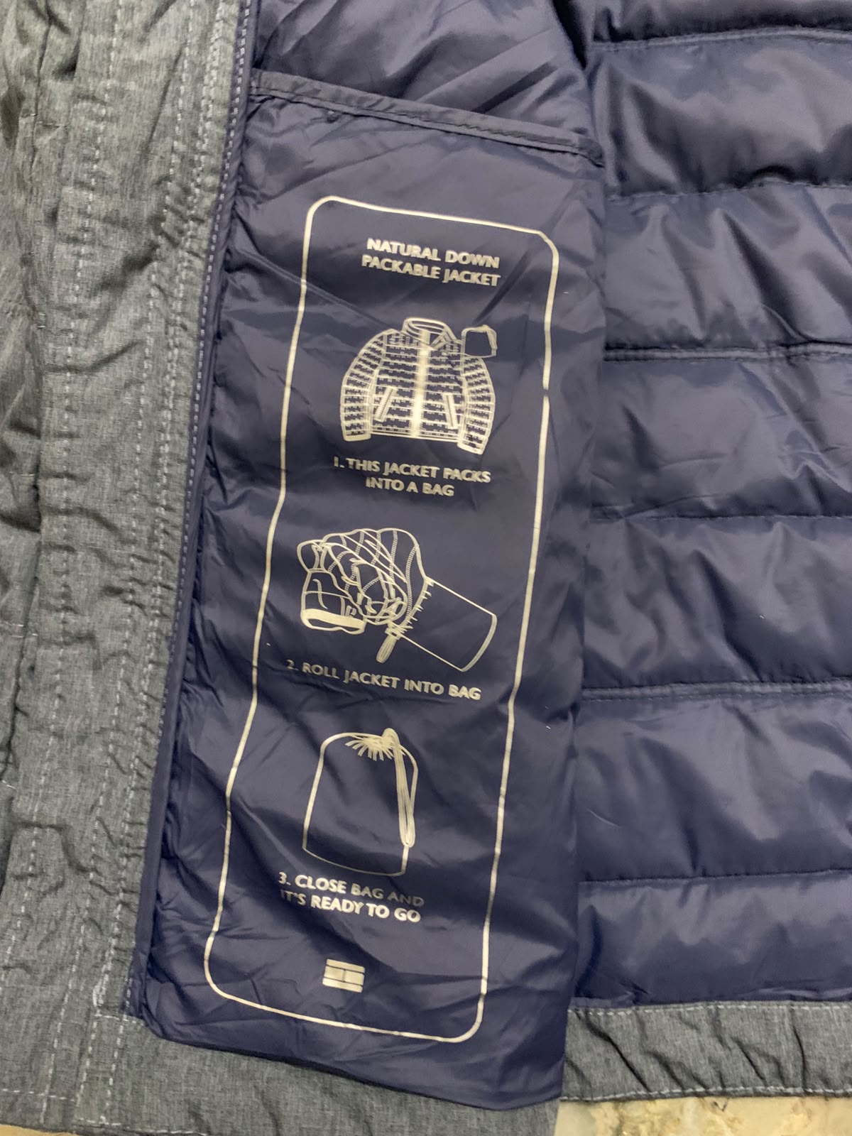 TOMMY HILFIGER LEIGHT WEIGHT DUCK DOWN FEATHER PUFFER