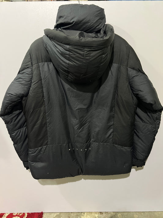 Millet down parka features an embroidered jacket