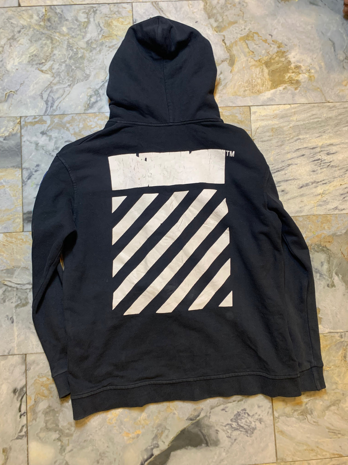OFF WHITE MAIN LABEL VINTAGE HOODIE ZIPPER