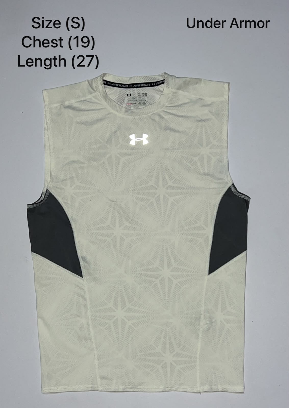 Under armour round neck sleeveless drifit