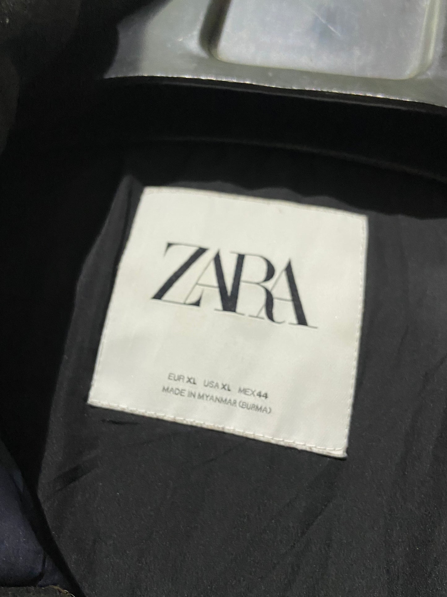 Zara man down puffer jacket