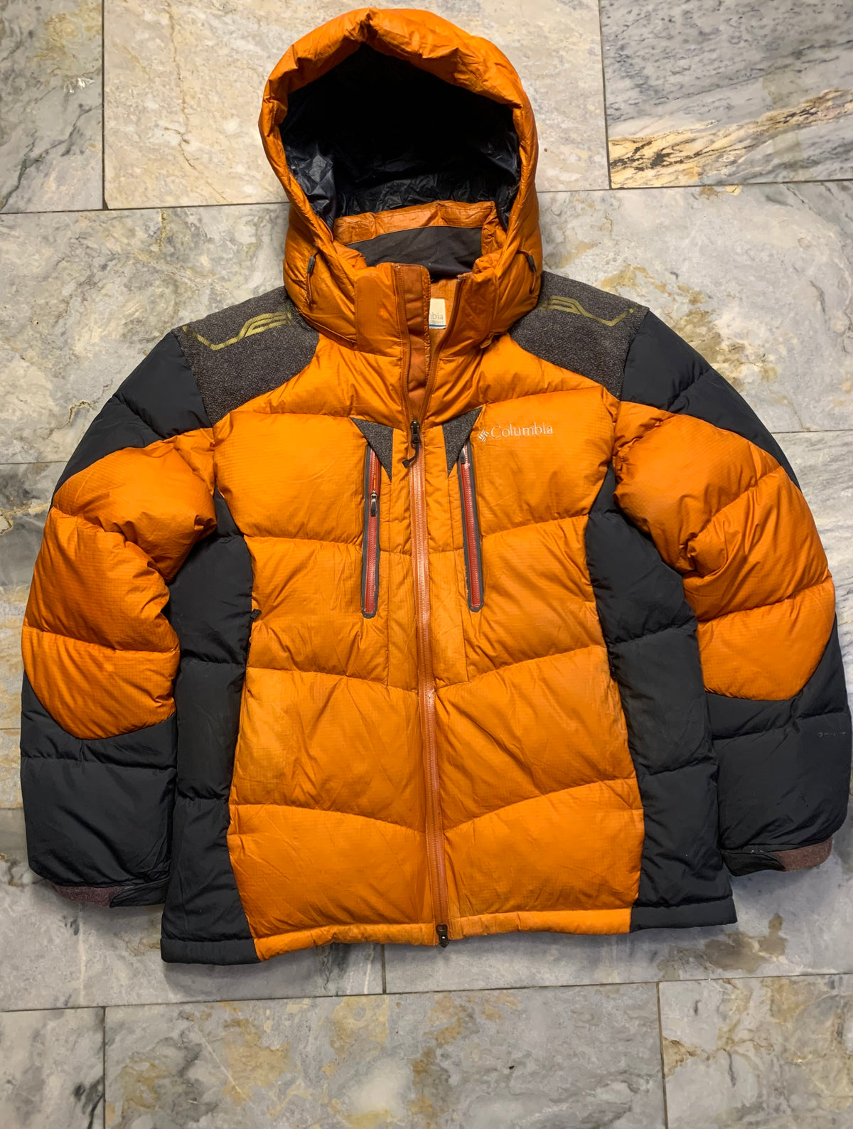COLUMBIA OMNHI WIND DUCK DOWN FEATHER PUFFER XL
