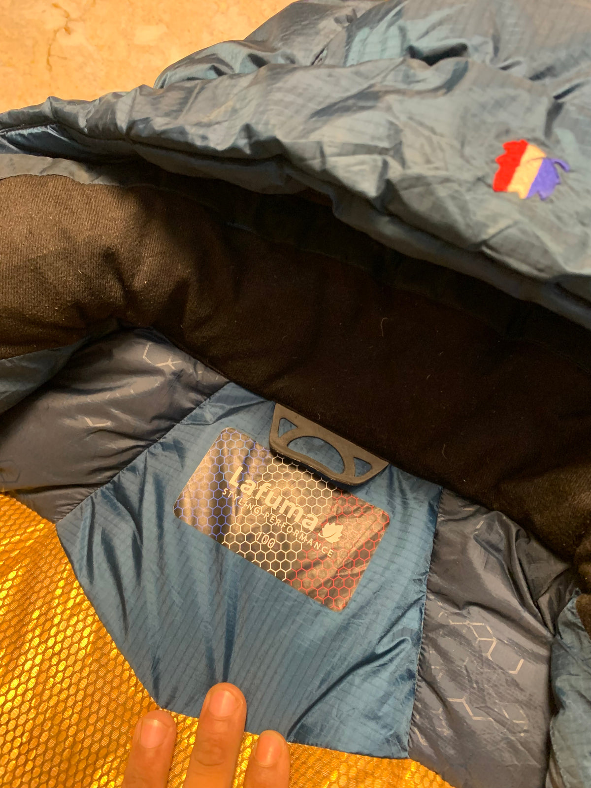 LAFUMA WINDSTOPPER HELIDS FRESHHEAT SYSTEM DUCK DOWN FEATHER PUFFER ( LARGE )