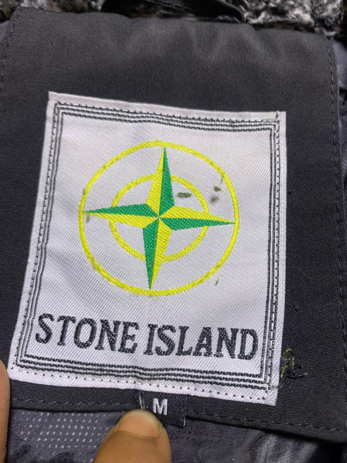 STONE ISLAND SOFT SHELL-R DUCK DOWN FEATHER JACKET (MEDIUIM)
