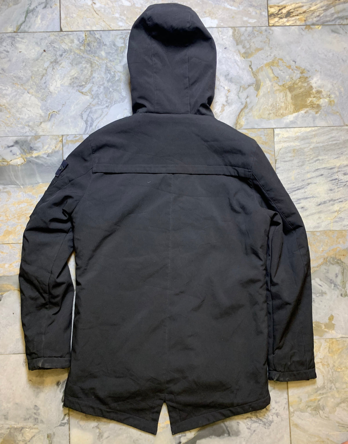 STONE ISLAND SOFT SHELL-R DUCK DOWN FEATHER JACKET (MEDIUIM)