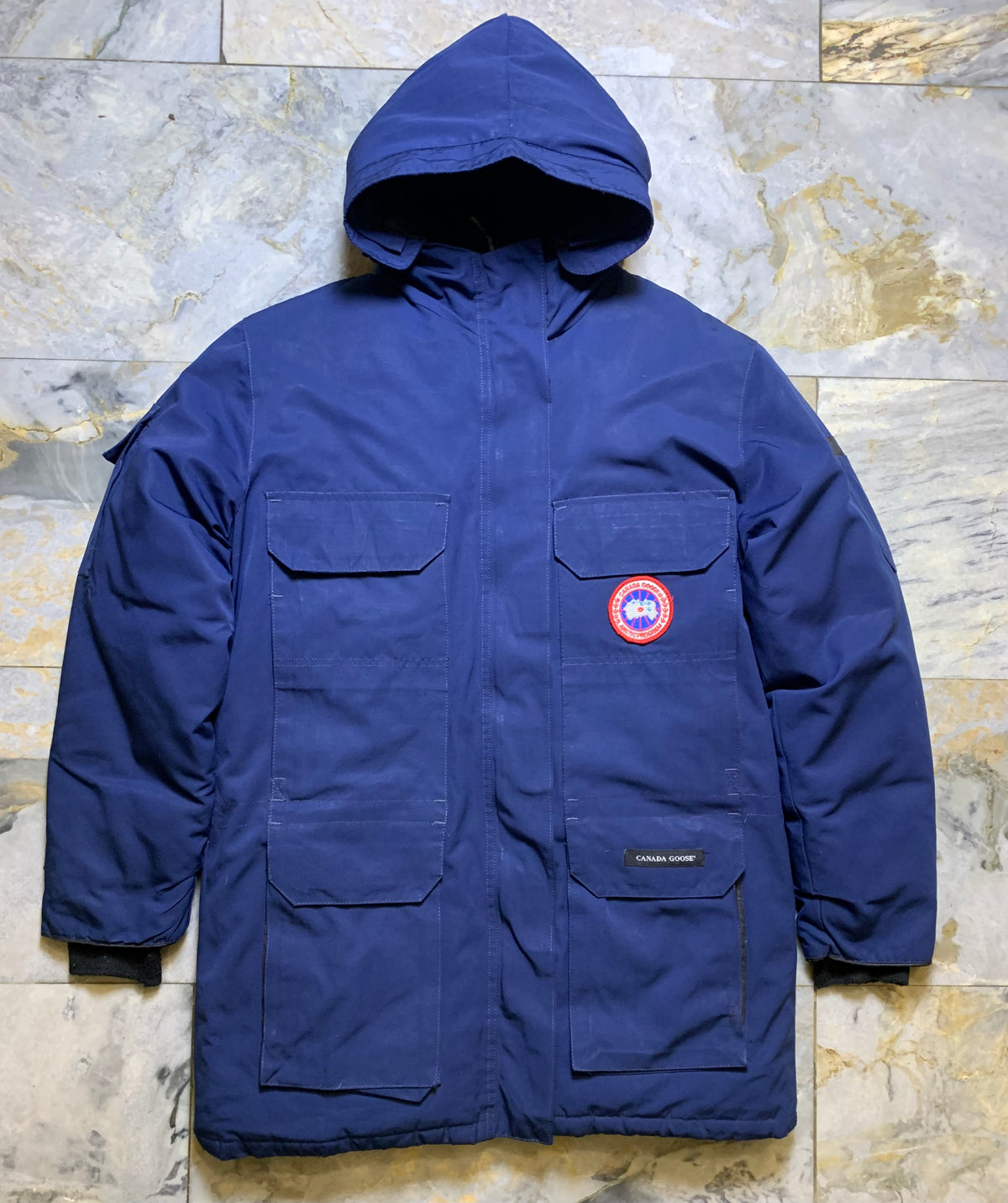 CANADA GOOSE DOWN FEATHER PARKA JACKET (LARGE)