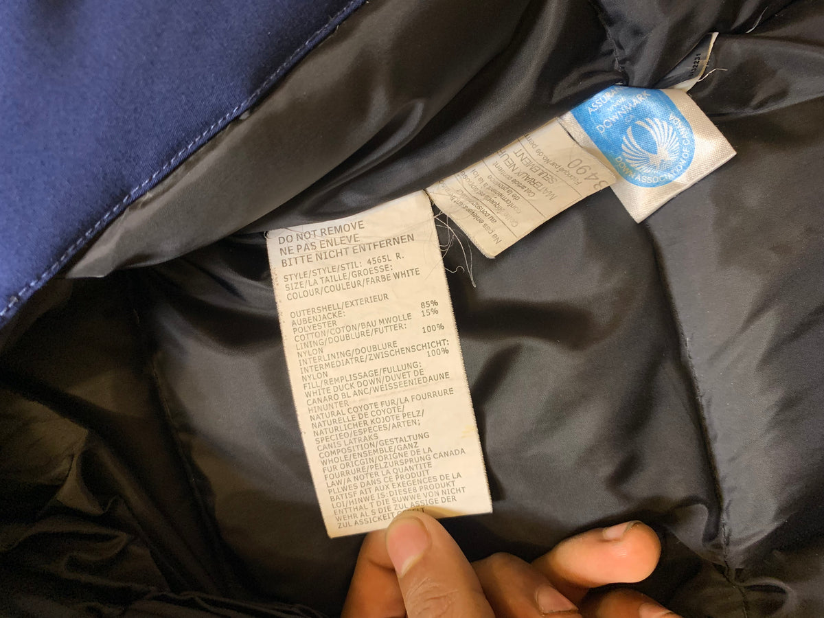 CANADA GOOSE DOWN FEATHER PARKA JACKET (LARGE)