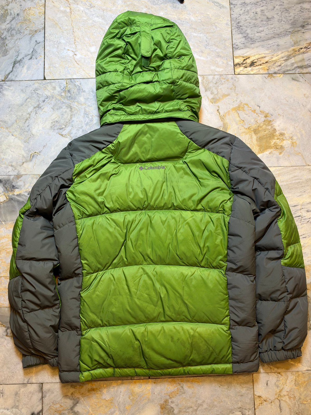 COLUMBIA OMNI HEAT DUCK DOWN FEATHER PUFFER (LARGE)