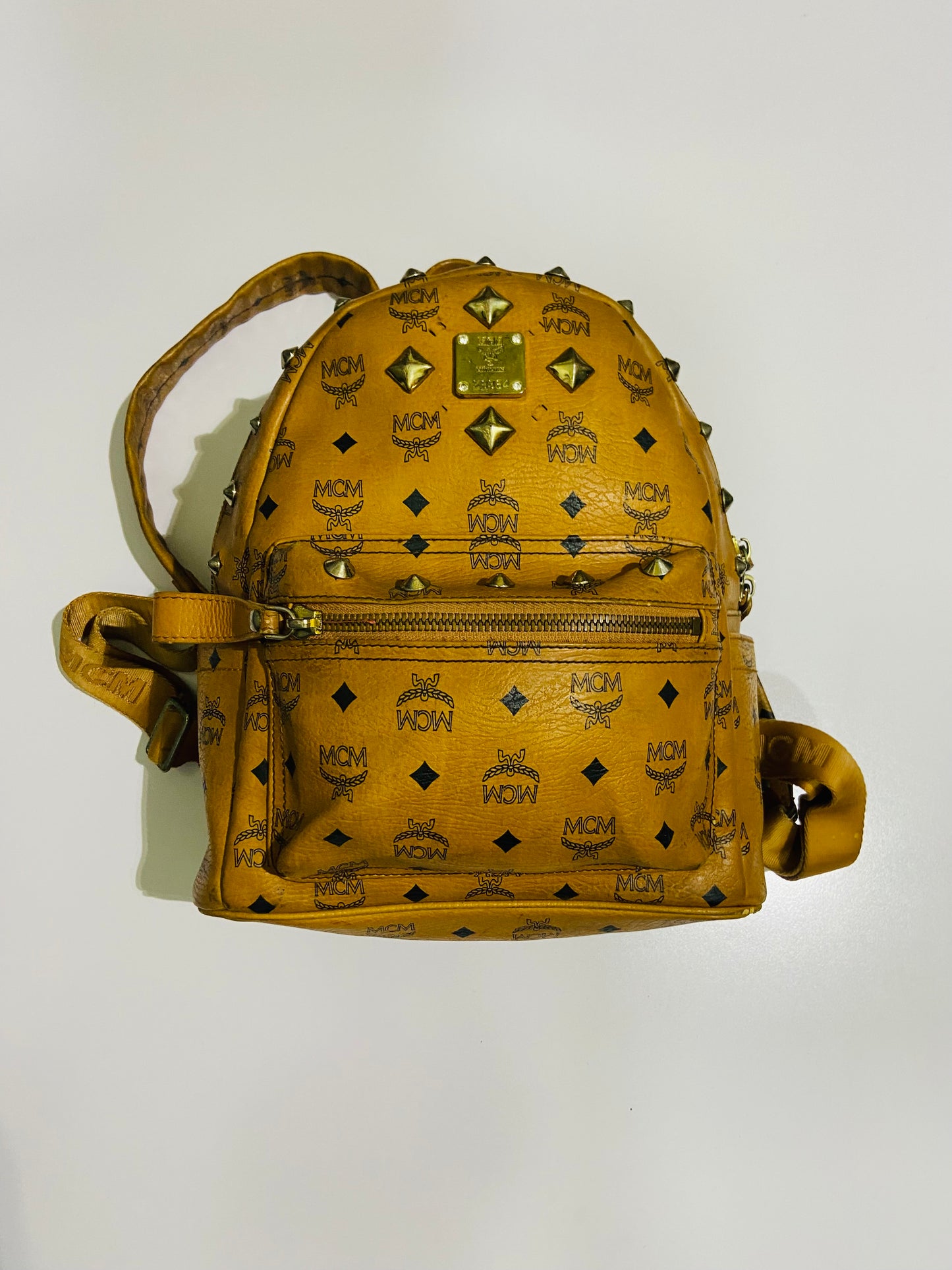 MCM Stark Backpack bag in Coated Canvas.