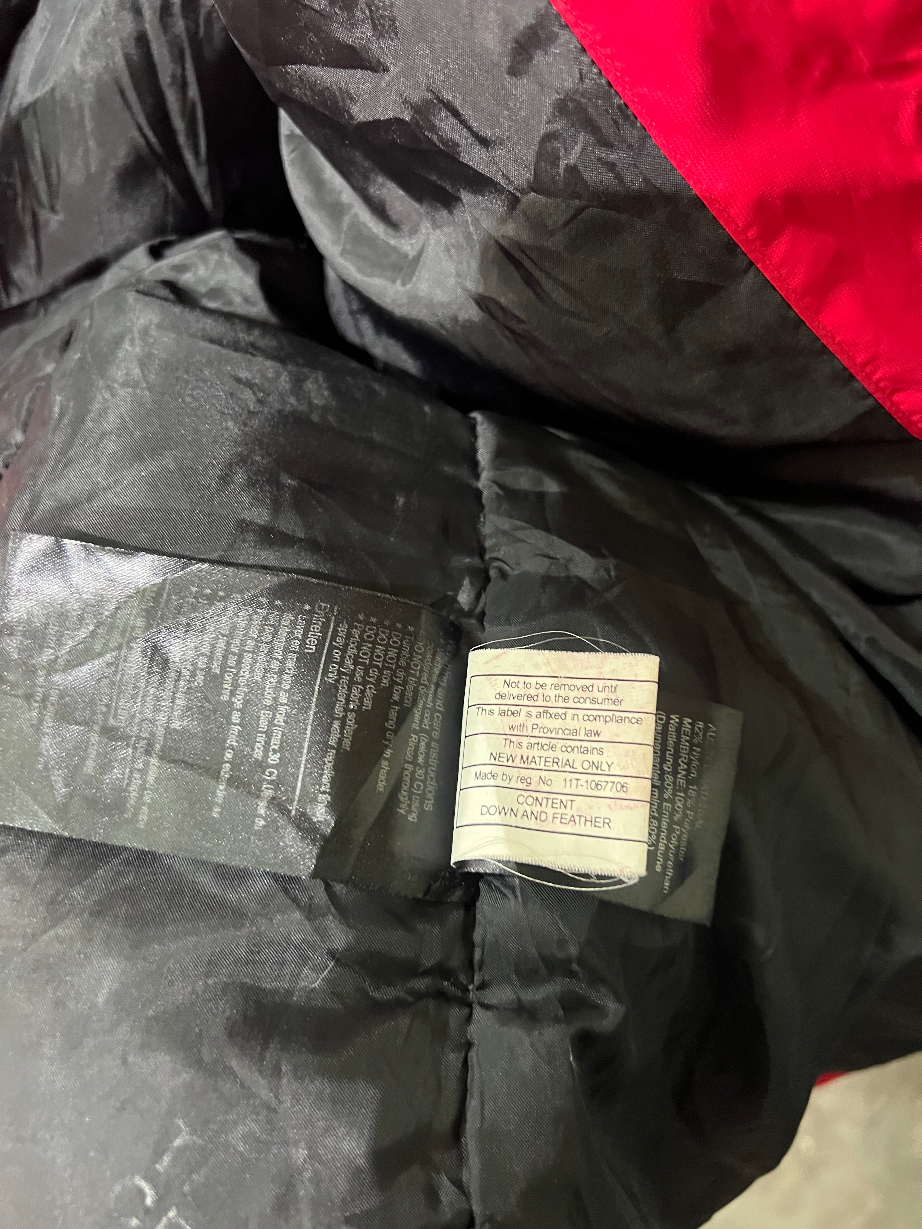 The north face duck down feather puffer