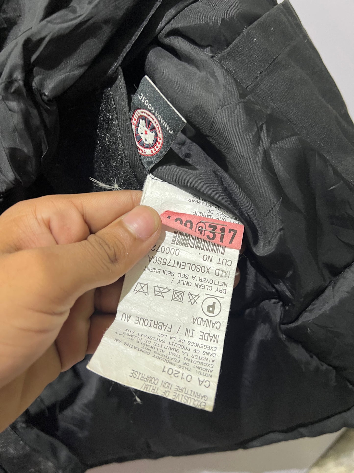 Canada Goose duck down jacket