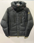 Millet down parka features an embroidered jacket