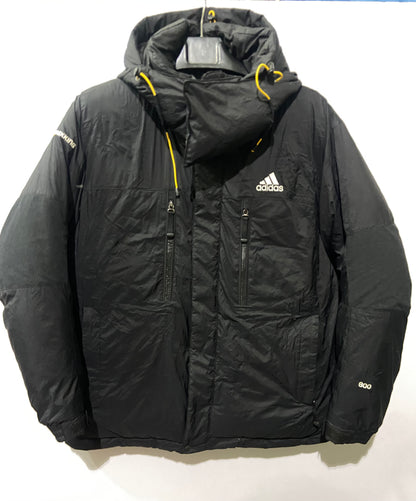 black Adidas hiking trekking 800 down jacket