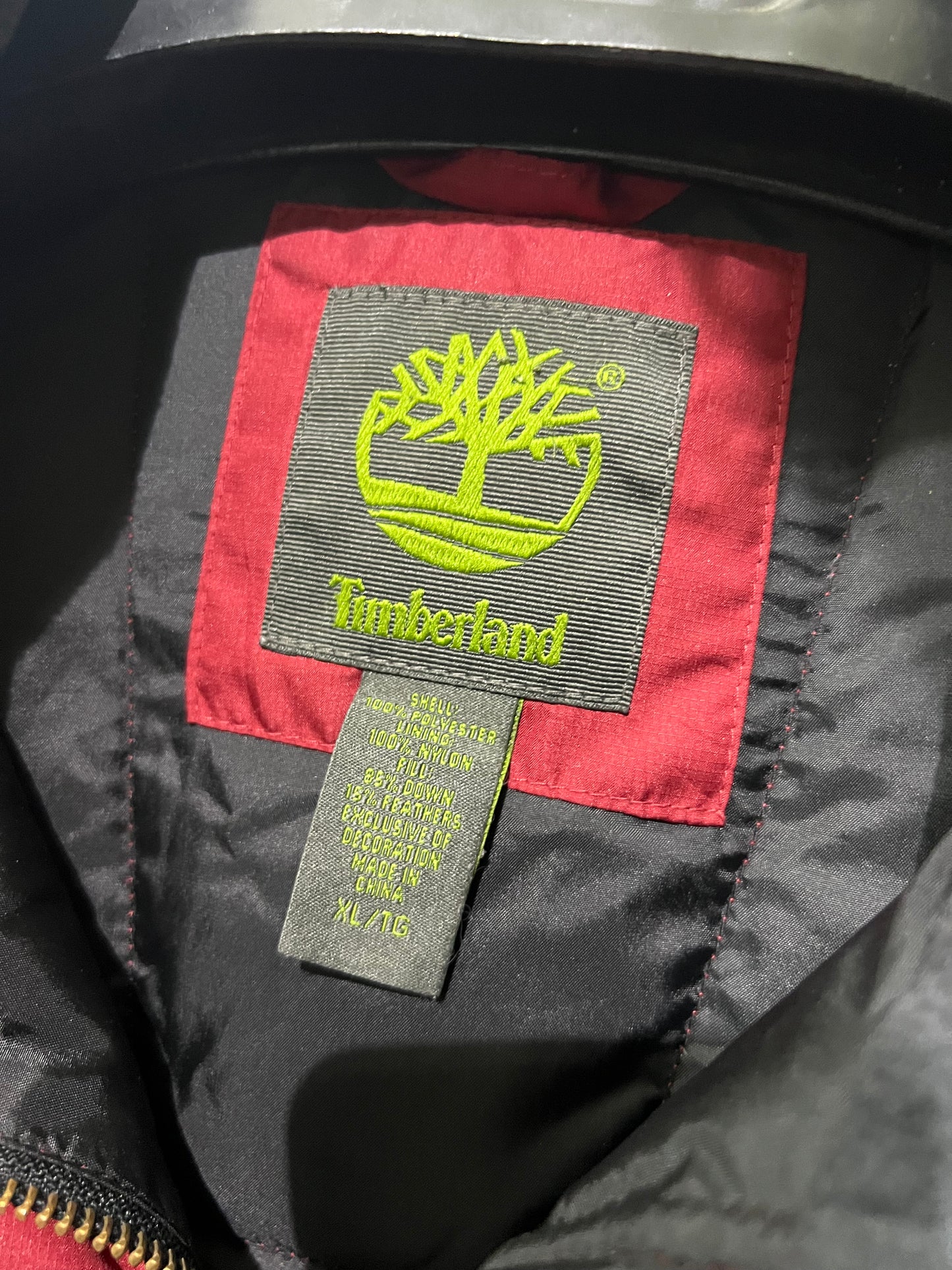 Timberland short body baggy puffer