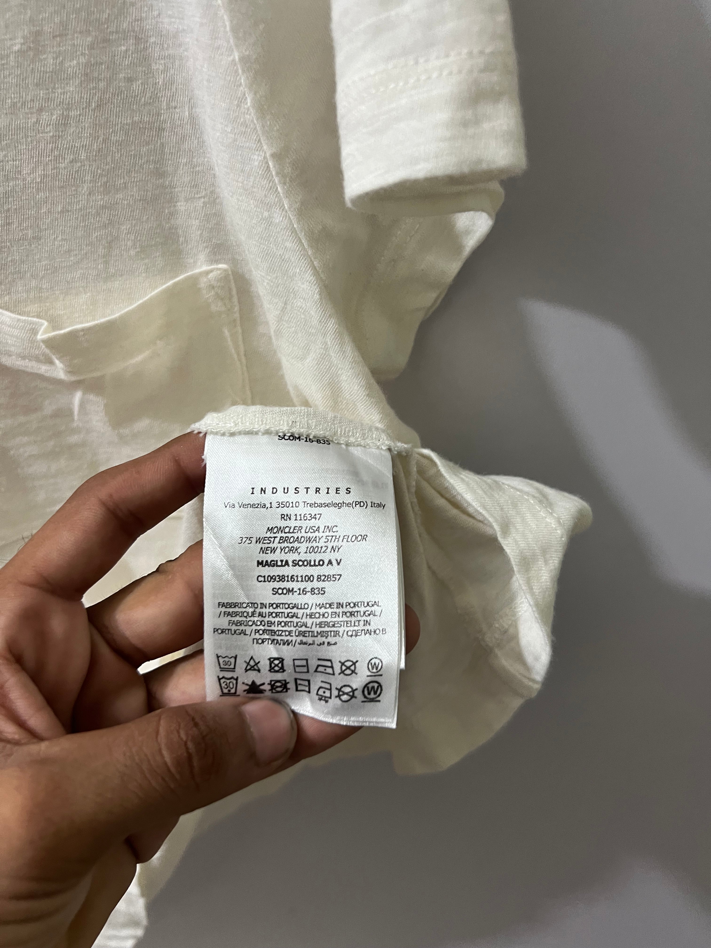 Moncler baggy short body cotton t shirt