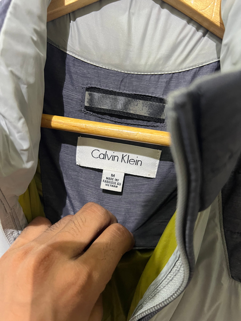 Calvin Klein horizontal puffer jacket