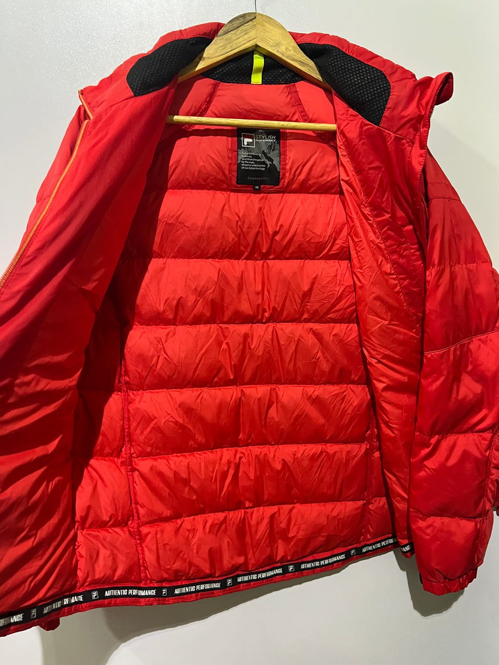 Fila authentic leight weight puffer jacket