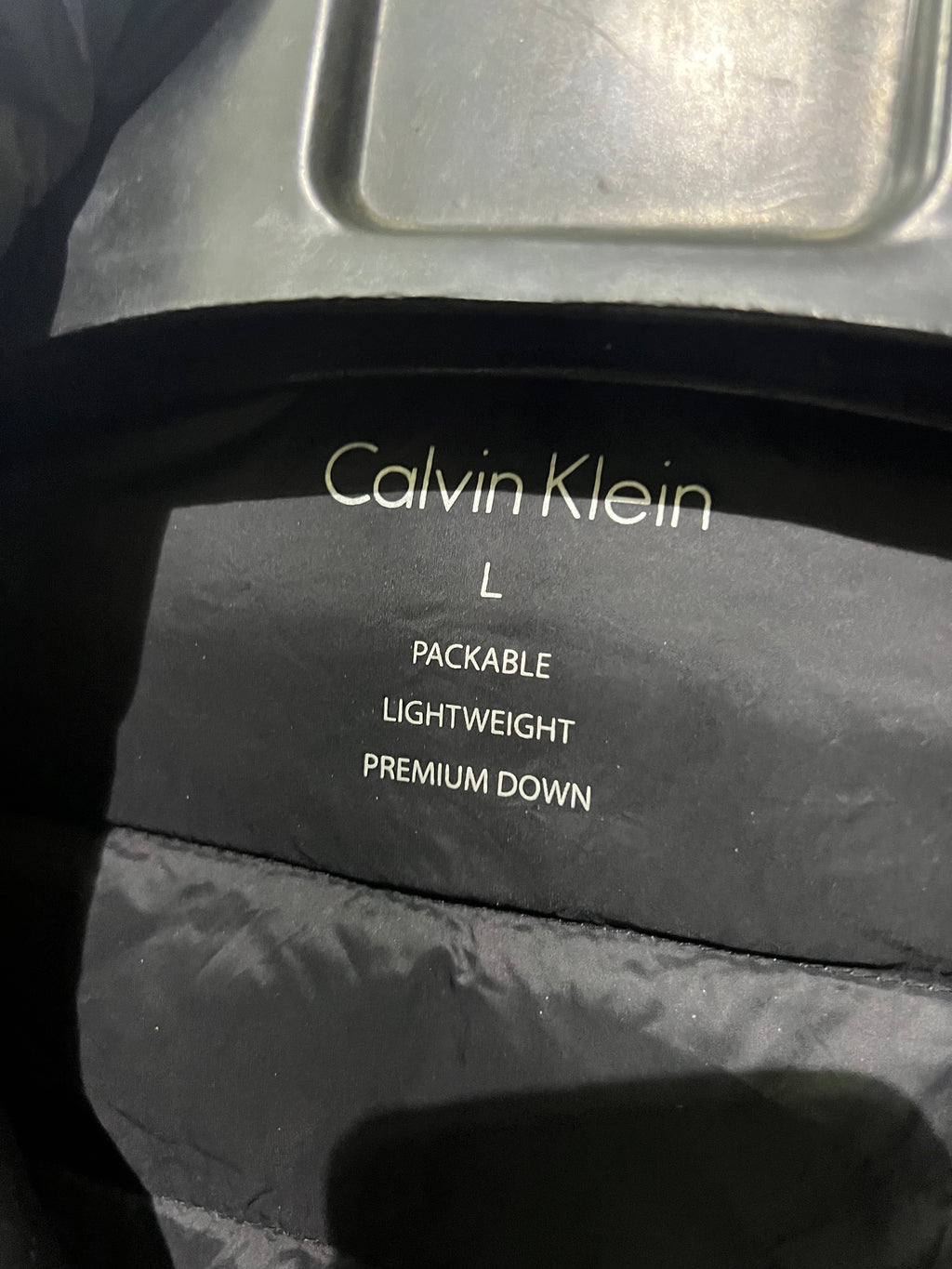 Calvin klien ultra light weight packable puffer
