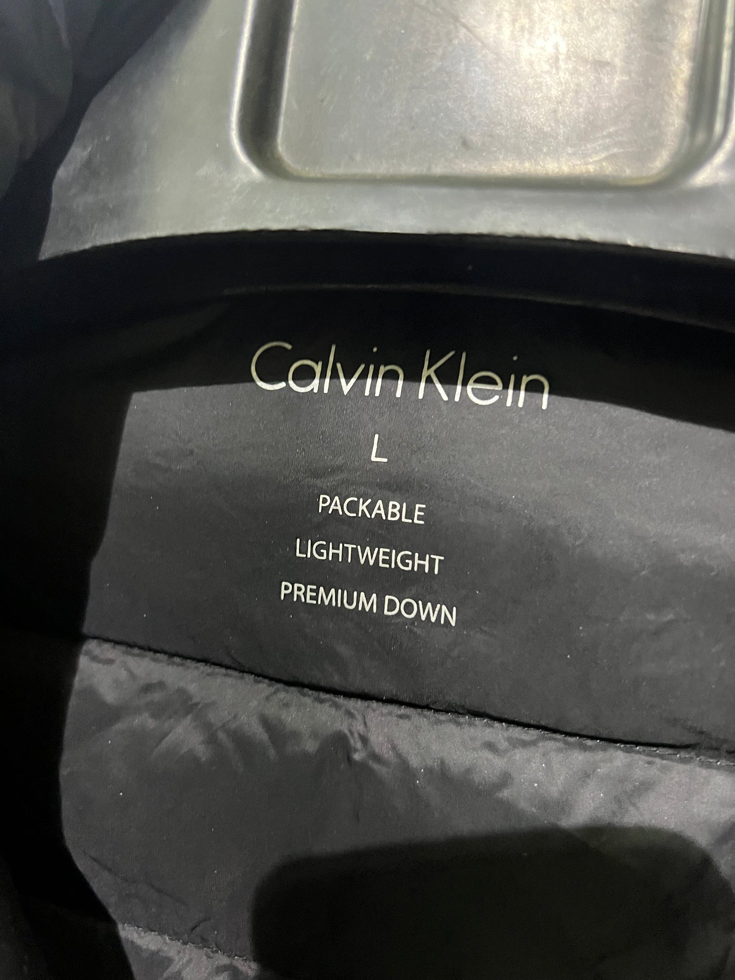 Calvin klien ultra light weight packable puffer