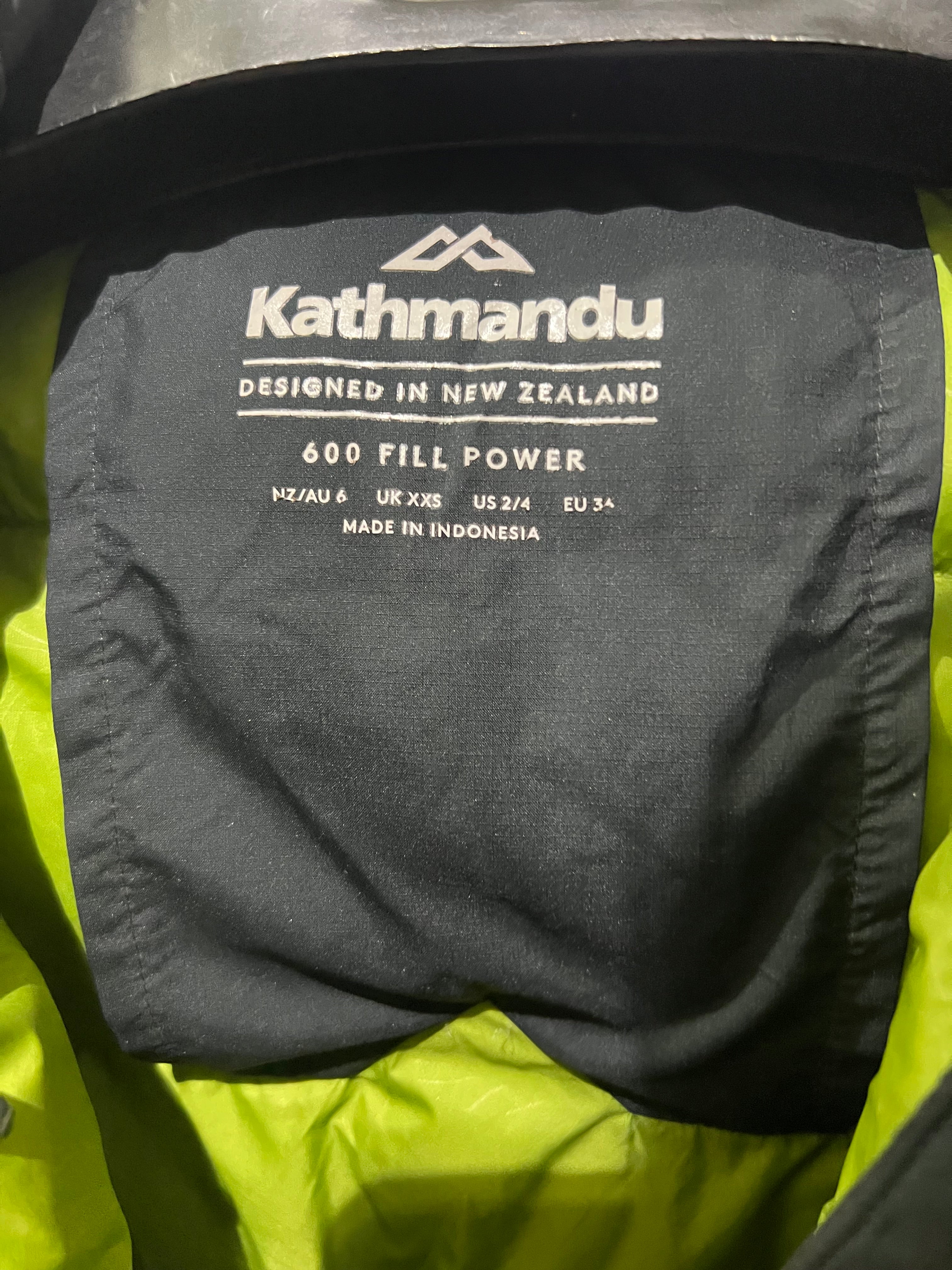 Kathmandu ultra light weight packable puffer