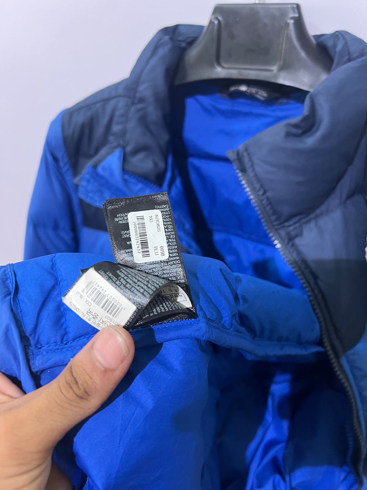 The north face duck down feather puffer