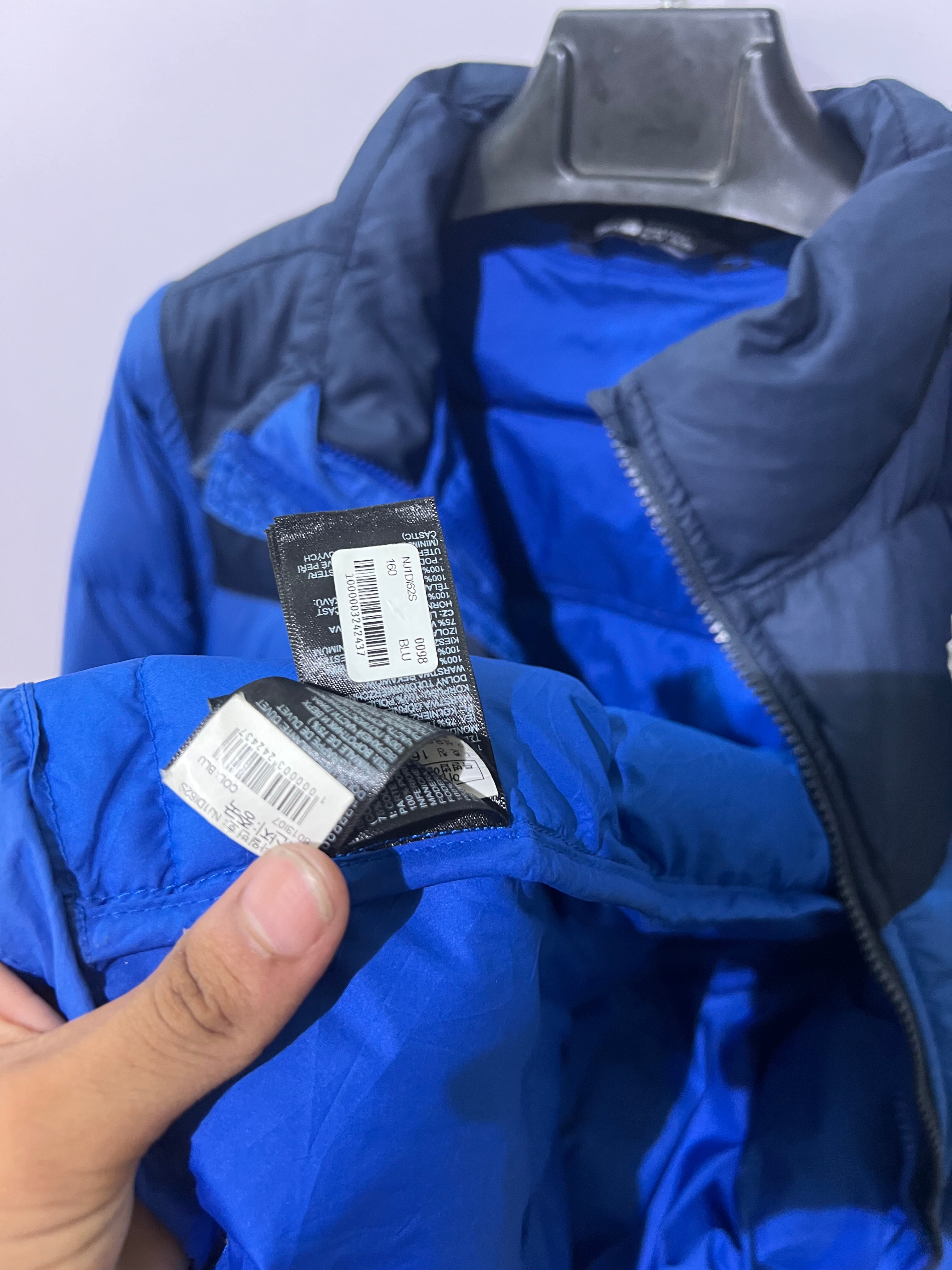 The north face duck down feather puffer