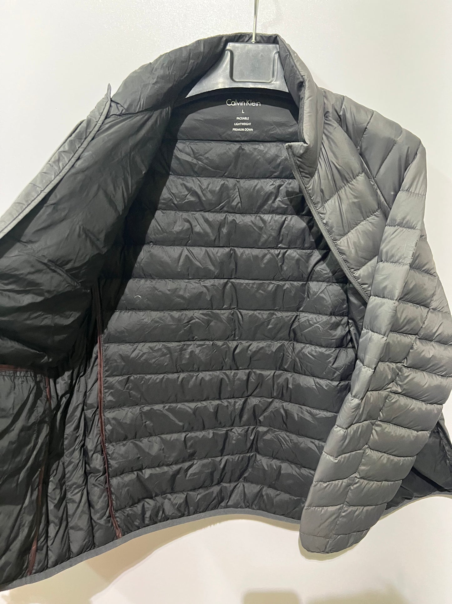 Calvin klien ultra light weight packable puffer