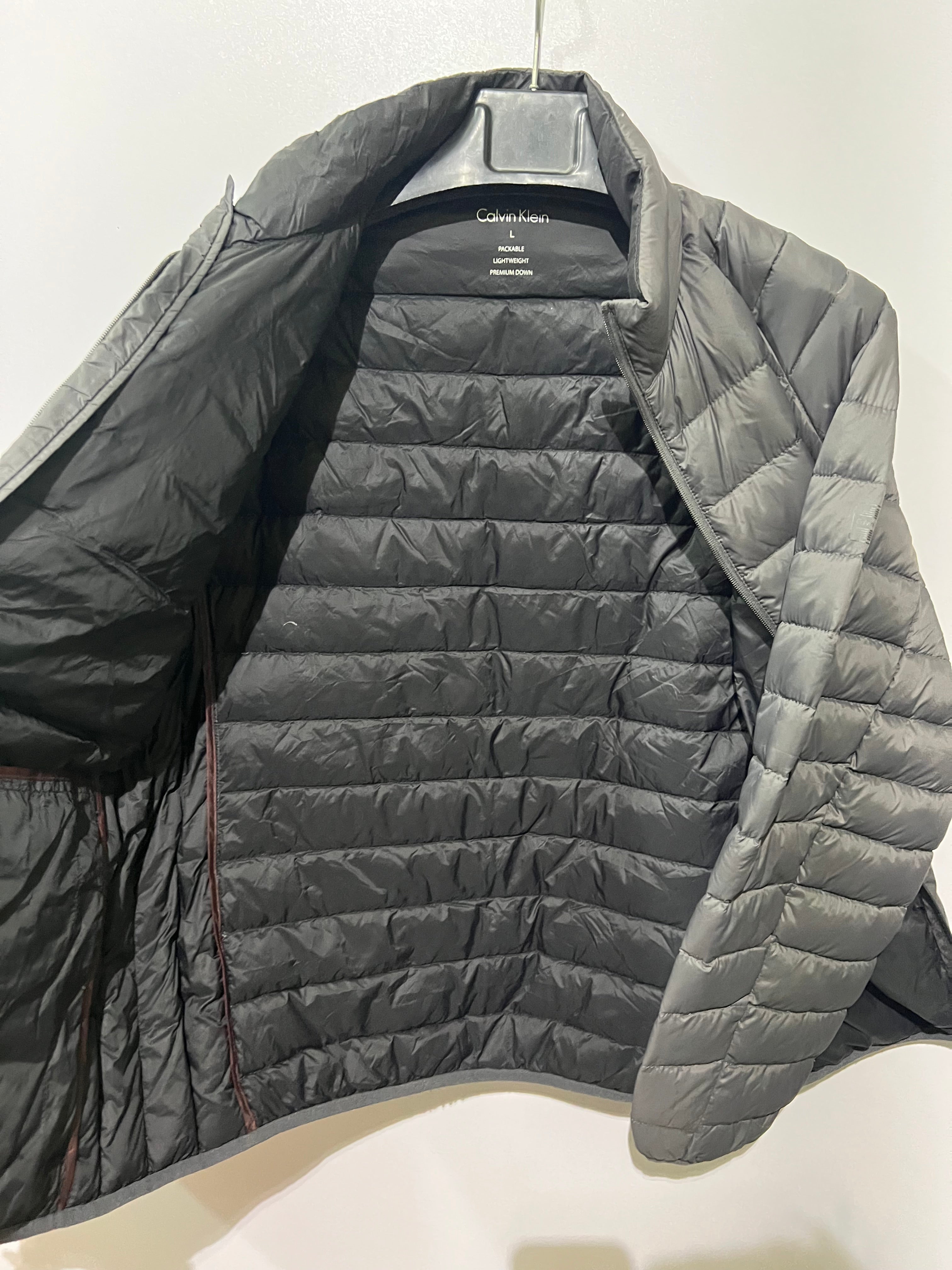 Calvin klien ultra light weight packable puffer