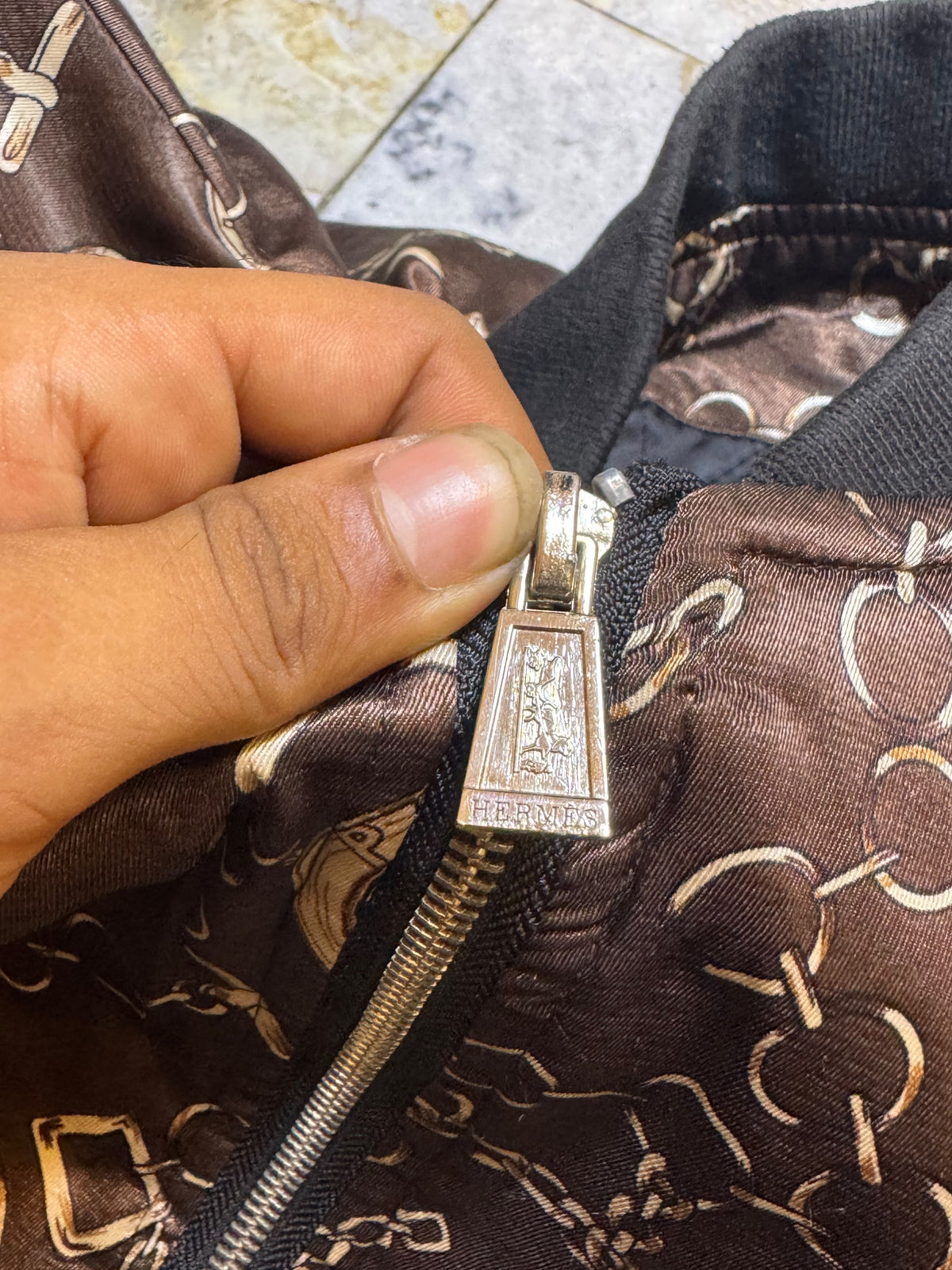 HERMES PARIS ZIPPER