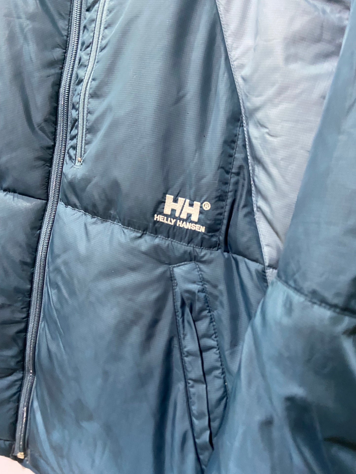 Helly Hansen teal puffer jacket