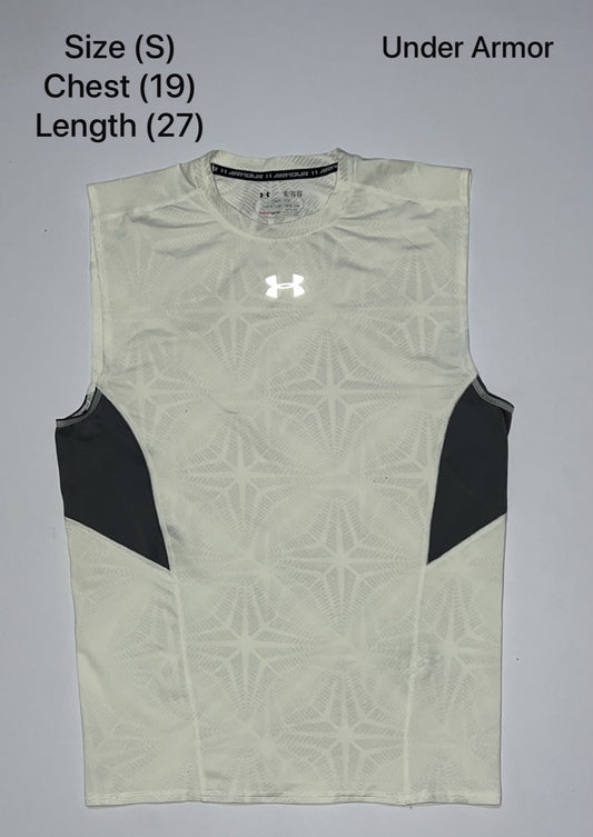 Under armour round neck sleeveless drifit