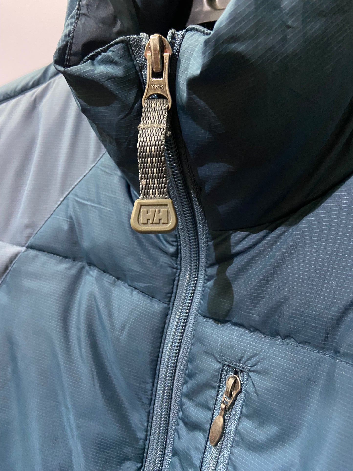 Helly Hansen teal puffer jacket