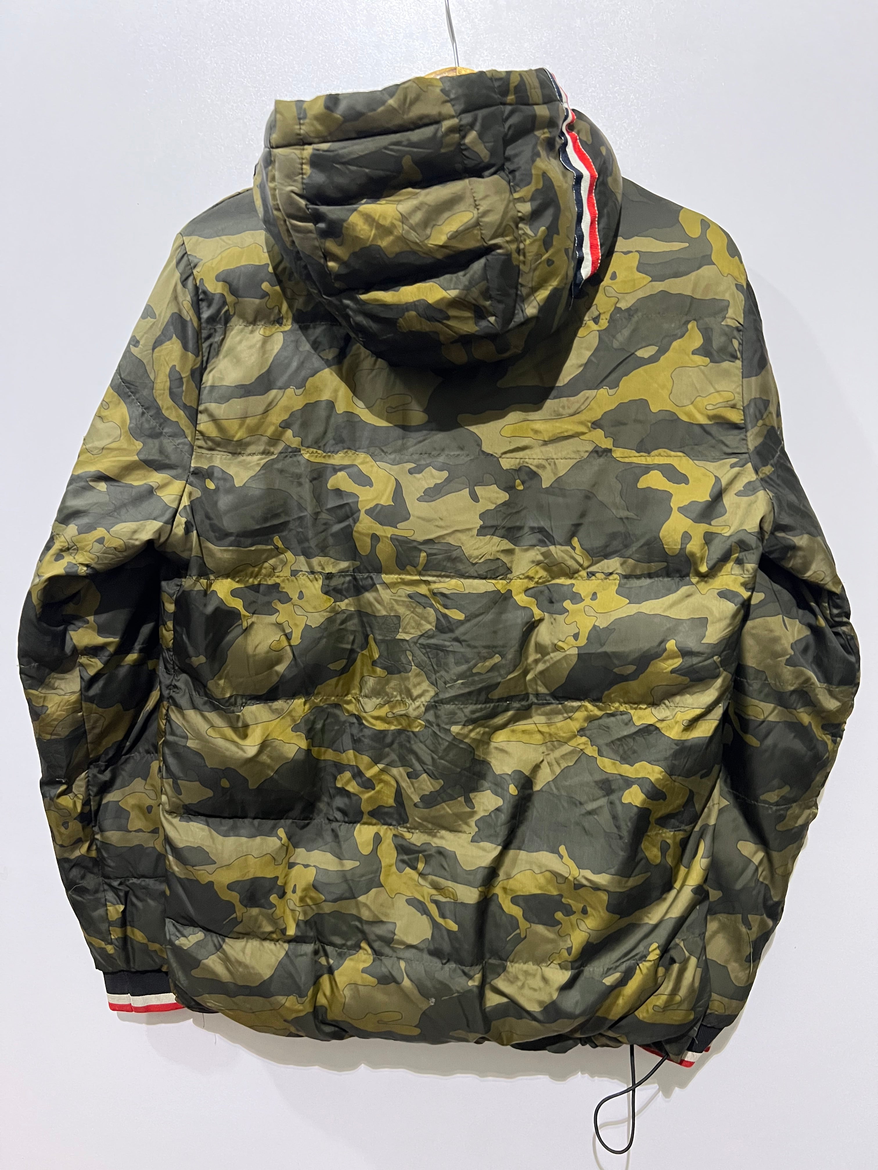 Moncler Nath windbreaker features a distinctive camouflage jacket