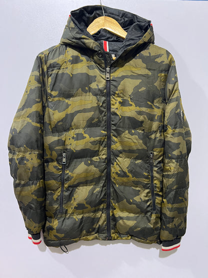 Moncler Nath windbreaker features a distinctive camouflage jacket