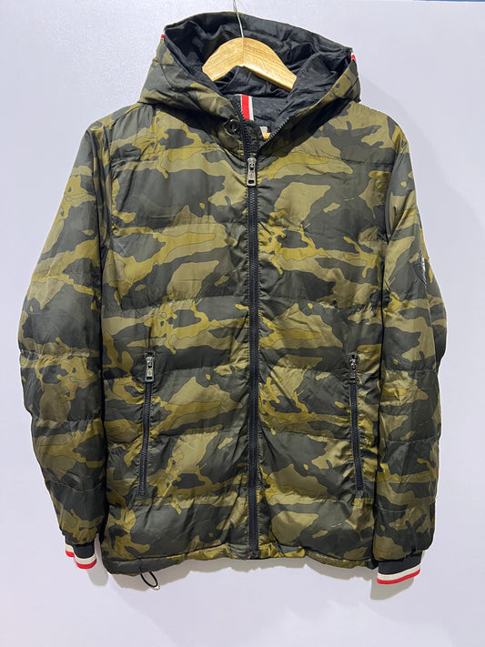 Moncler Nath windbreaker features a distinctive camouflage jacket