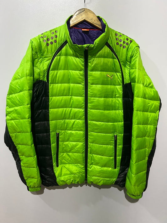 Puma sleeveless and full sleeves combin puffer
