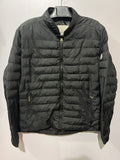 Moncler Hanriot puffer jacket featuring a black quilted