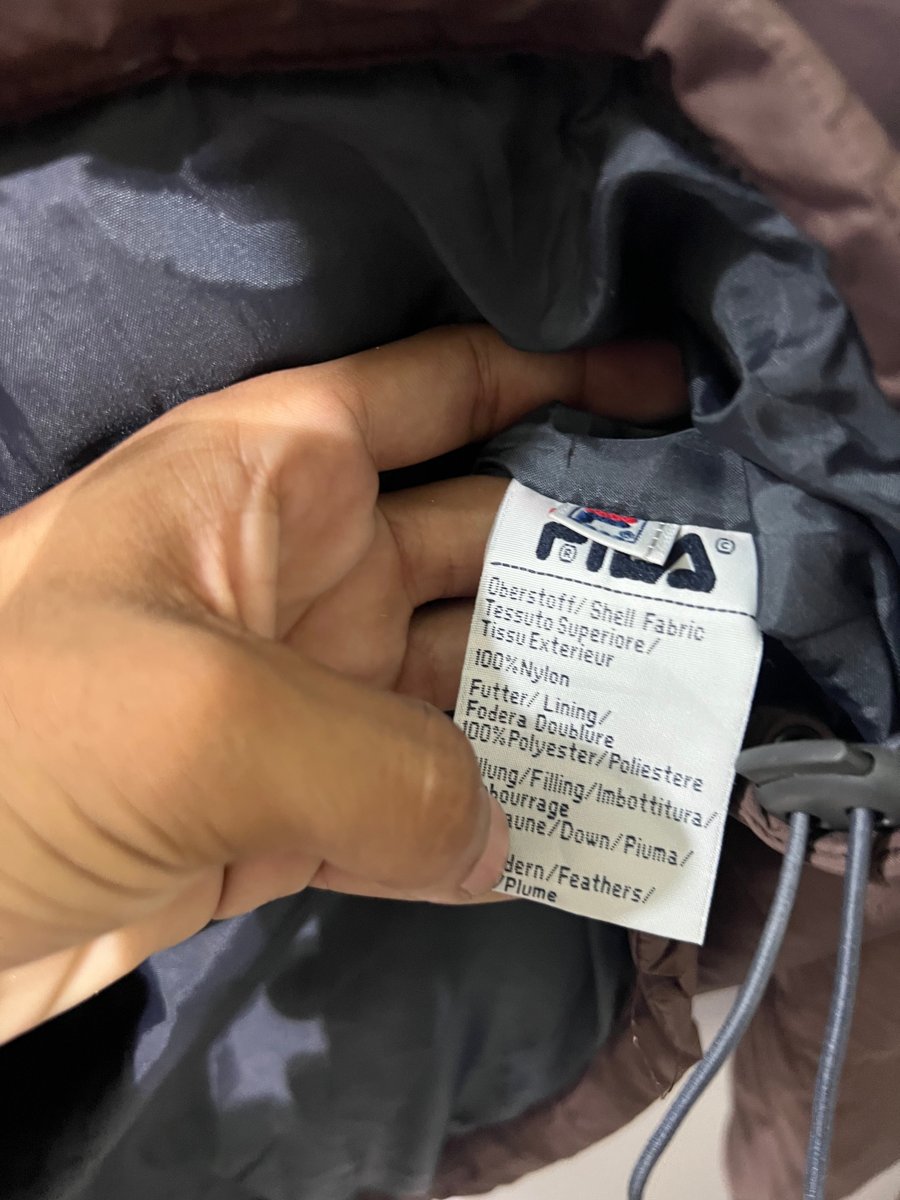 Fila baggy short body puffer