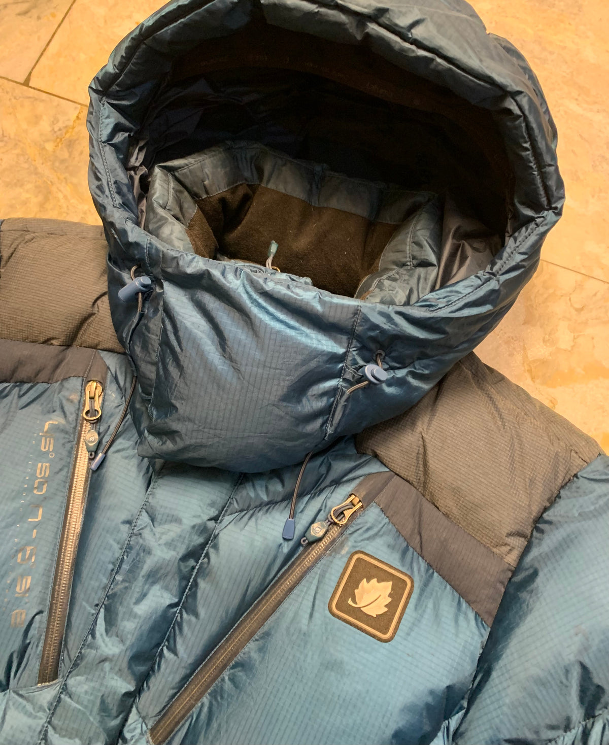 LAFUMA WINDSTOPPER HELIDS FRESHHEAT SYSTEM DUCK DOWN FEATHER PUFFER ( LARGE )