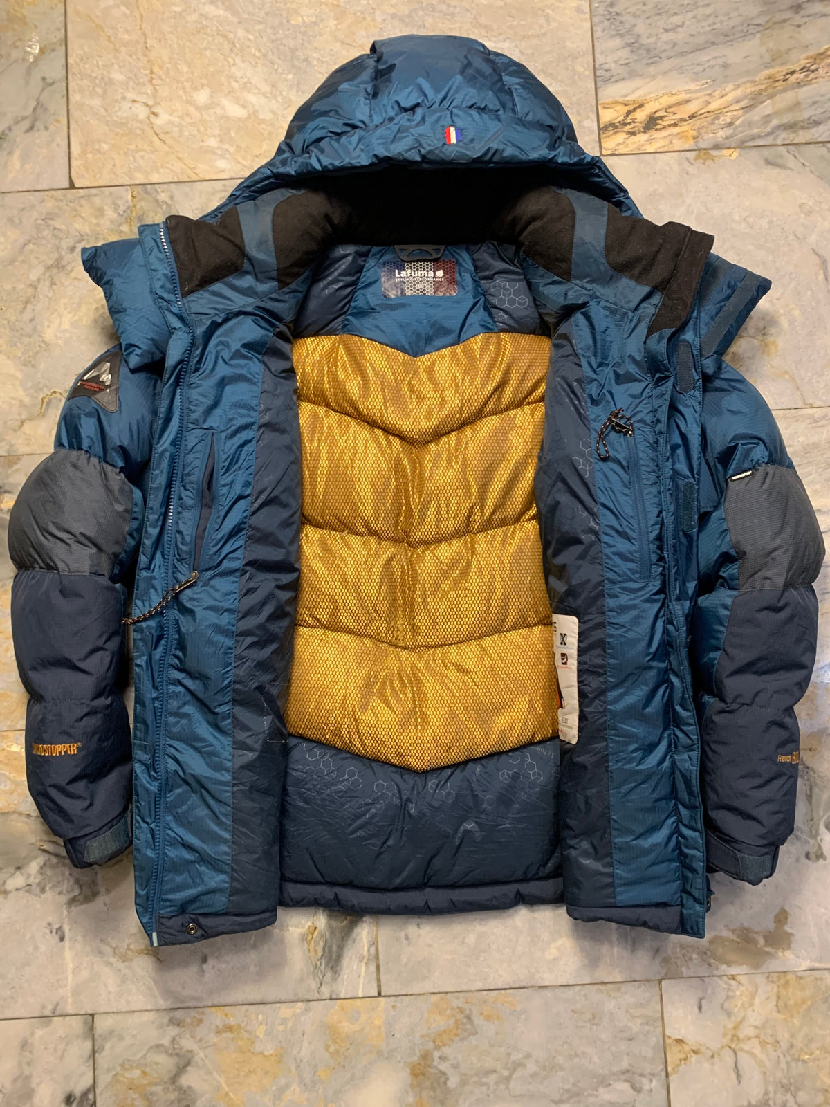 LAFUMA WINDSTOPPER HELIDS FRESHHEAT SYSTEM DUCK DOWN FEATHER PUFFER ( LARGE )