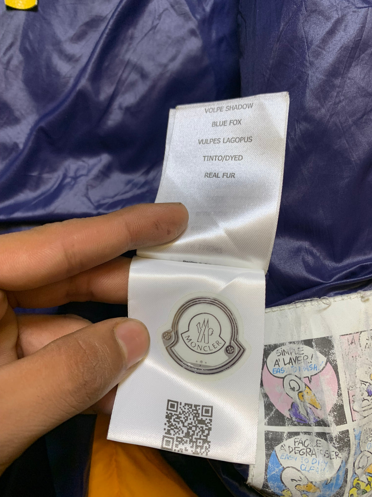 MONCLER YELLOW GENUIS 2  1952 VENANT GOOSE DOWN FEATHER PUFFER  (Mediuim)