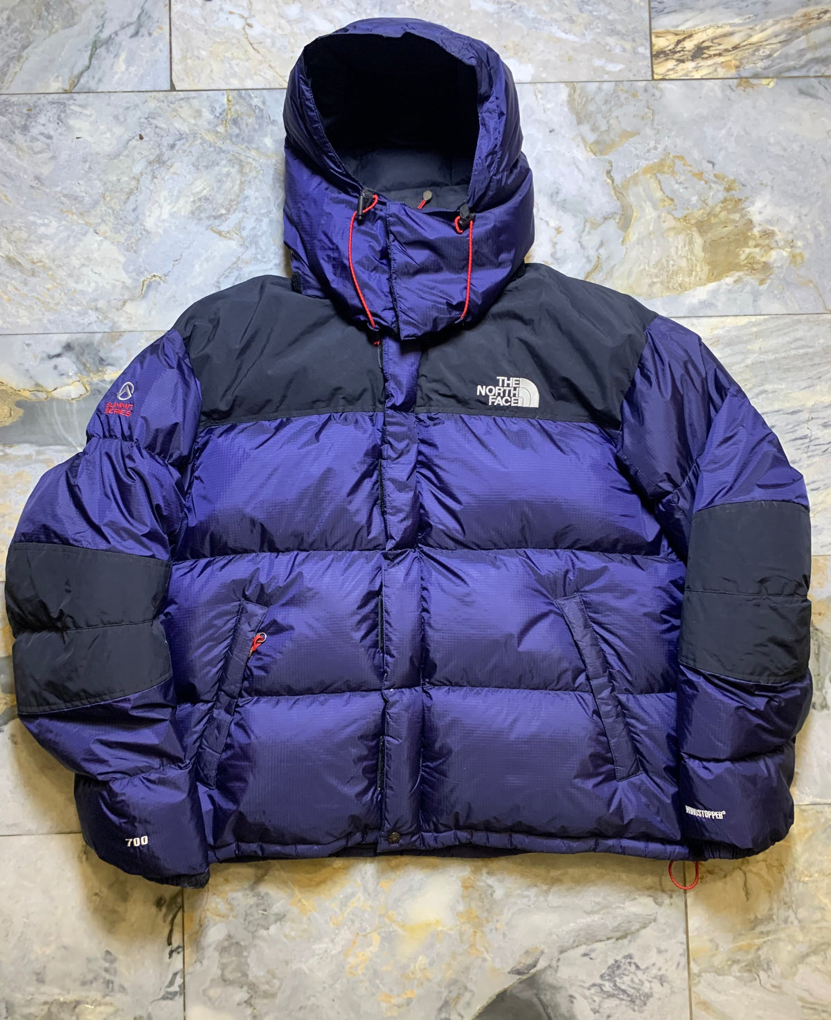 THE NORTH FACE WINDSTOPPER SUMMIT SERIES DUCK DOWN FEATHER PUFFER (XL)