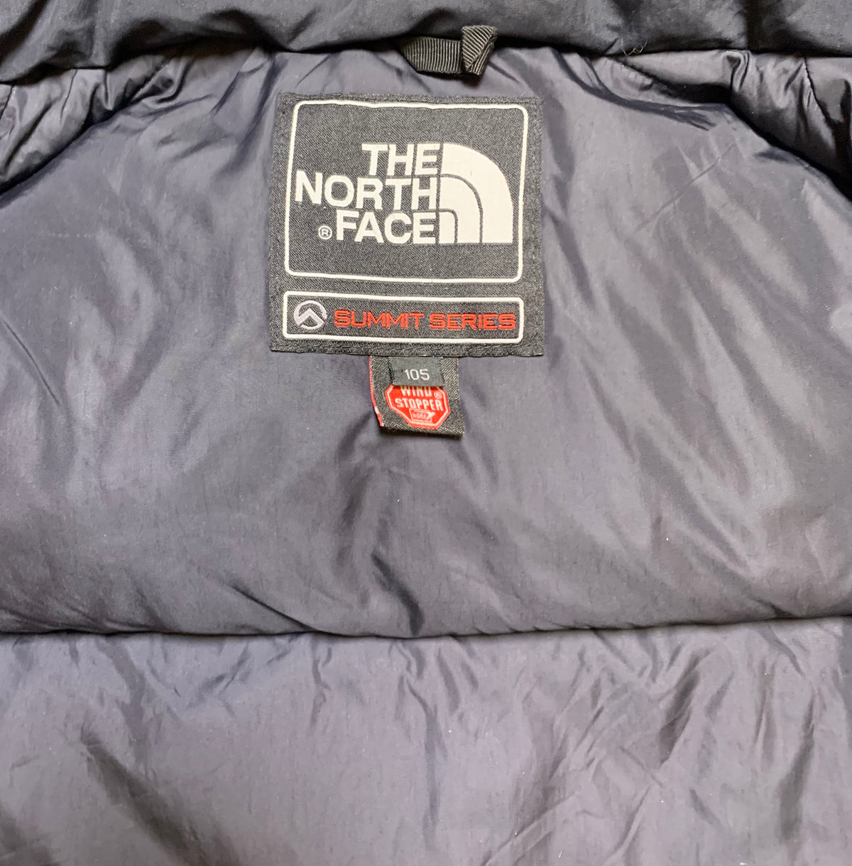 THE NORTH FACE WINDSTOPPER SUMMIT SERIES DUCK DOWN FEATHER PUFFER (XL)