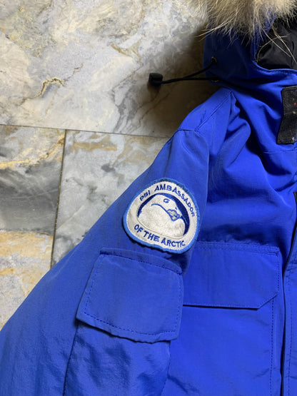 CANADA GOOSE DOWN FEATHER PARKA JACKET (LARGE)