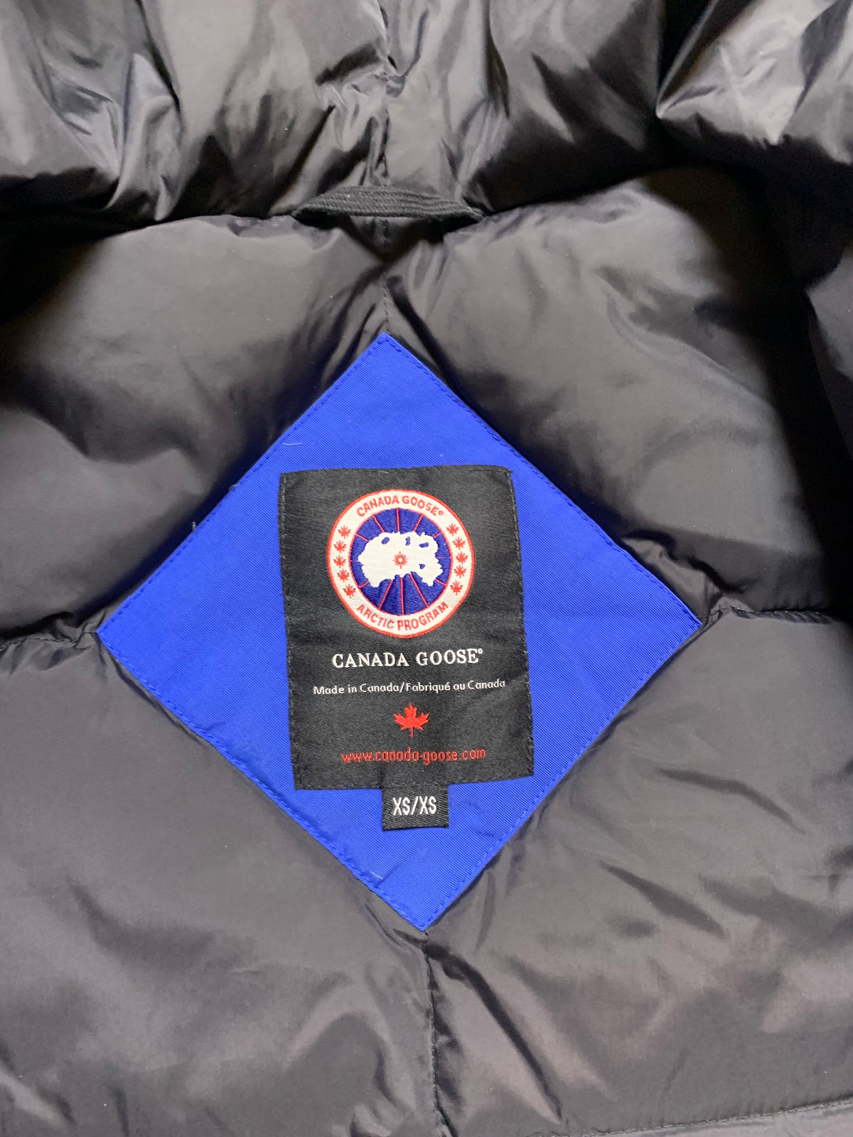 CANADA GOOSE DOWN FEATHER PARKA JACKET (LARGE)