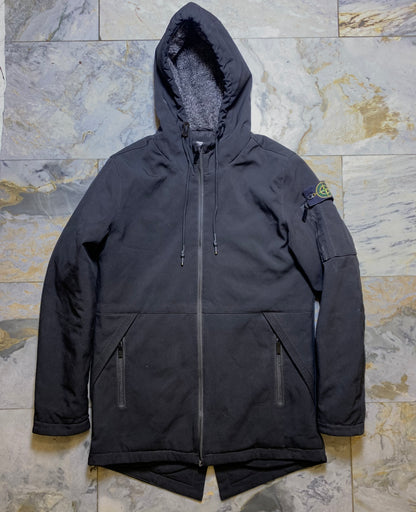 STONE ISLAND SOFT SHELL-R DUCK DOWN FEATHER JACKET (MEDIUIM)