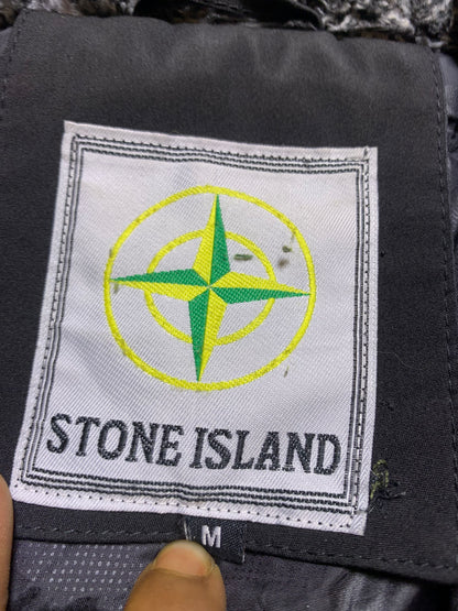 STONE ISLAND SOFT SHELL-R DUCK DOWN FEATHER JACKET (MEDIUIM)