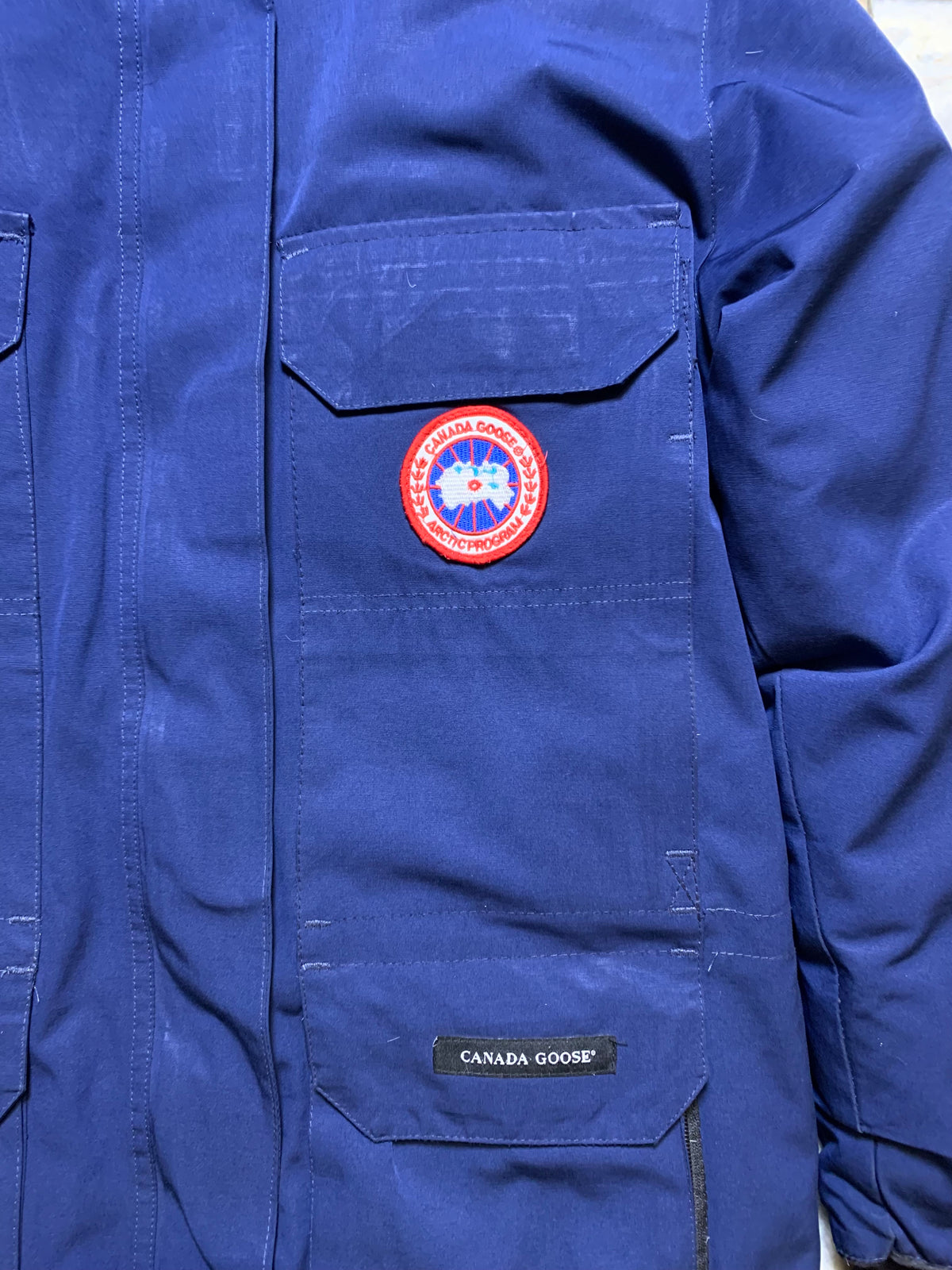 CANADA GOOSE DOWN FEATHER PARKA JACKET (LARGE)