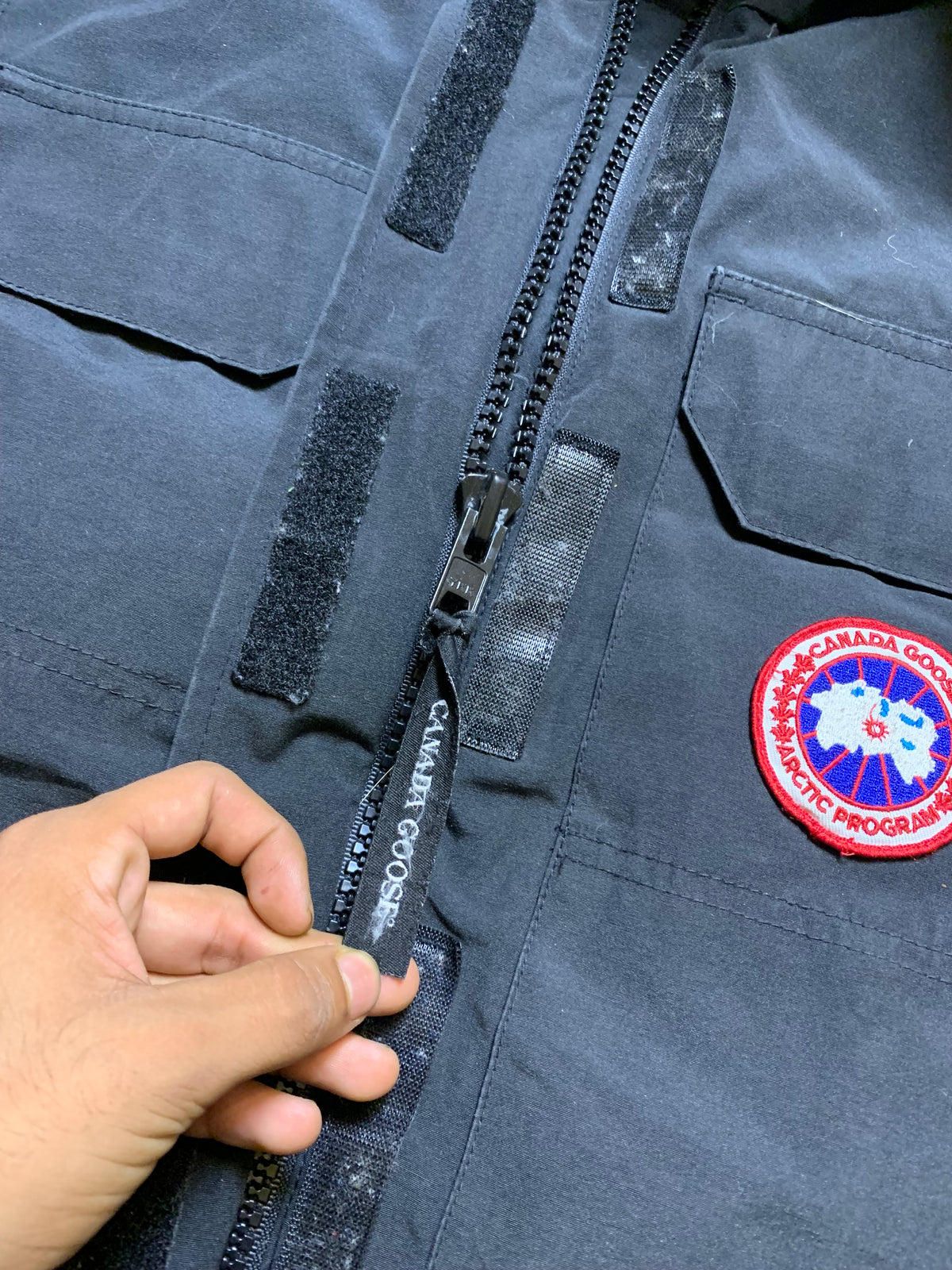 CANADA GOOSE DOWN FEATHER PARKA JACKET (MEDIUIM)