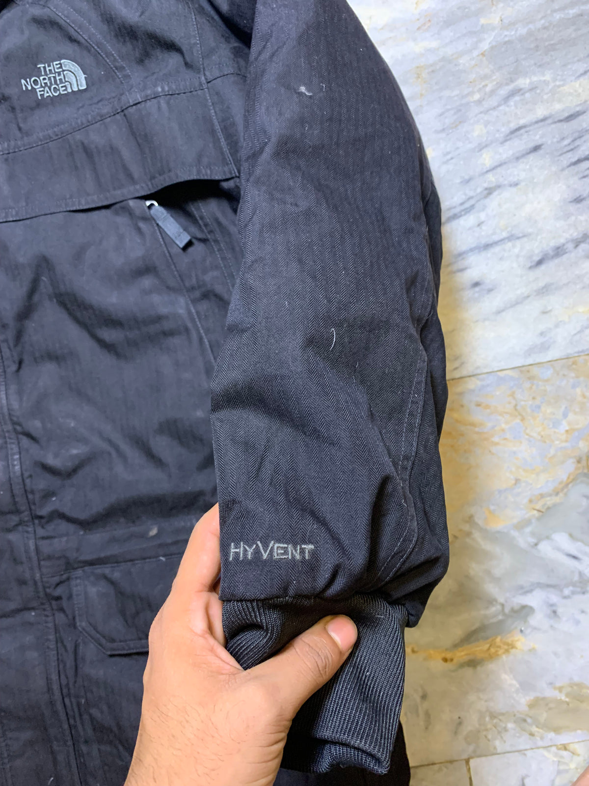 THE NORTH FACE HYVENT DUCK DOWN FEATHER LONG PUFFER (MEDIUIM)